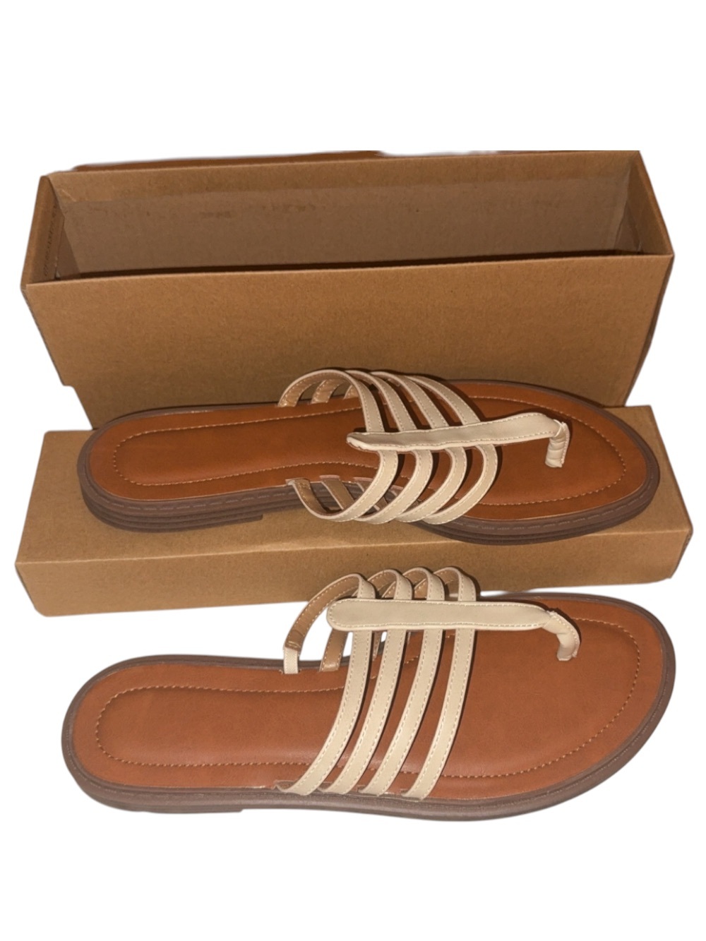 Beige Strappy Women’s Sandal